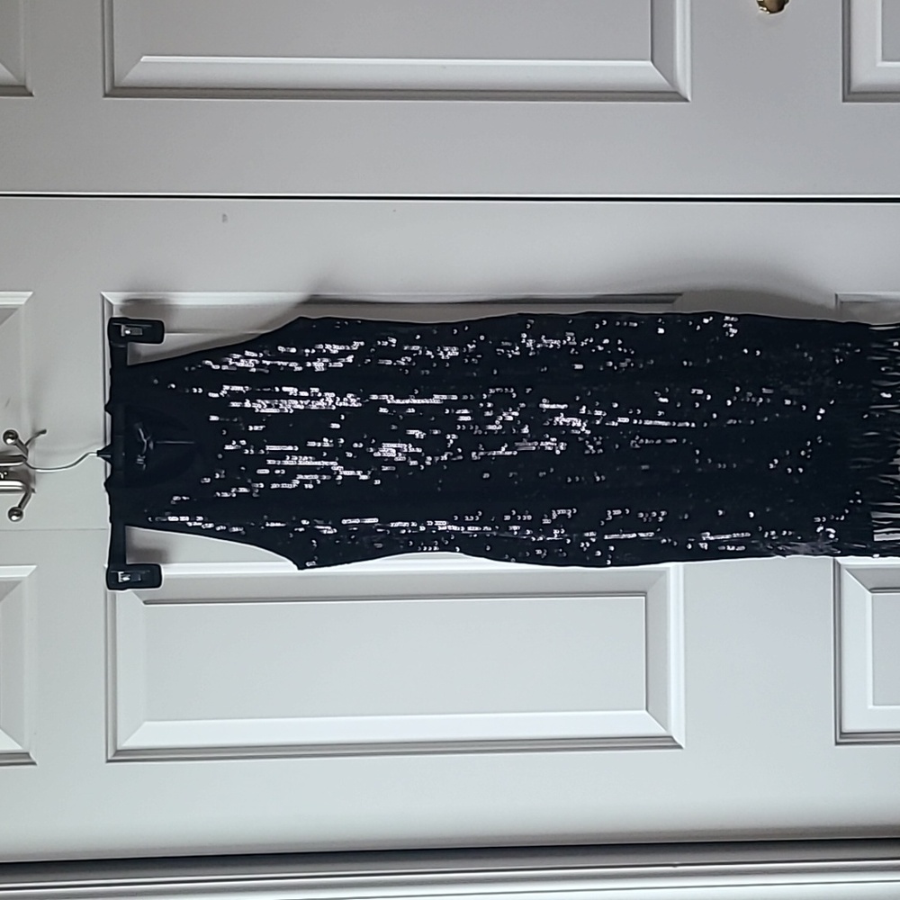 Flapper style little black dress, sz PS